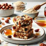 Energie-Müsliriegel mit Nüssen und Honig